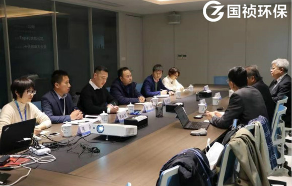 日本旭化成株式会社麻?幸雄一行光临国祯环５鞑榛セ