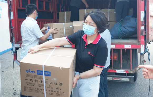 永乐高60net垂危捐赠抗疫物资 助力福建南充抗击疫情